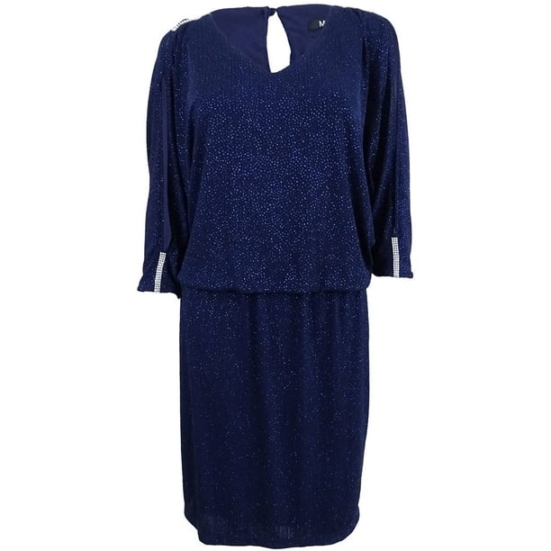 Cold shoulder blouson dress sale