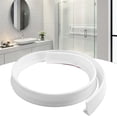 thumbnail image 5 of 59.06inch Flexible Water Stopper Shower Barrier Silicone Floor Retaining Strip Dry and Wet Separation Silicone Bathroom Water Stopper Blocker(White), 5 of 14
