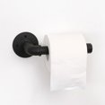 thumbnail image 1 of Portarrollos de papel higiénico CHAO industrial vintage de metal y hierro negro mate para montar en la pared, 1 of 5