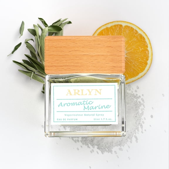 Arlyn Aromatic Marine, Men's Eau De Parfum, Sea Salt-Sage-Ambrette (1.7oz / 50ml)