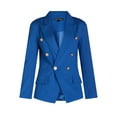 thumbnail image 3 of Attitude Unknown Women’s and Women’s Plus Ponte Blazer, Sizes XS-3X, 3 of 5