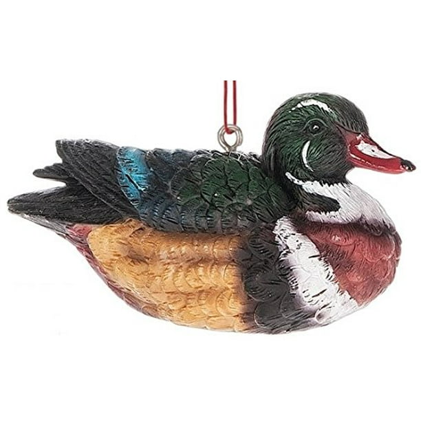 Wood Duck Hunting Decoy Christmas Tree Ornament By Midwest Seasons Ship
