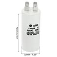 thumbnail image 2 of CBB60 12uF Running Capacitor,3pack AC250V 4 pins 50/60Hz Cylinder 1.25 x  2.73inch, 2 of 5