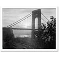 thumbnail image 3 of New York George Washington Bridge Hazy Vintage Photo Unframed Wall Art Print Poster Home Decor Premium, 3 of 8