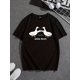 thumbnail image 2 of Camiseta con estampado gráfico de "Pies de gallina" y gansos de dibujos animados, diseño novedoso para hombre, camisetas casuales y cómodas para el verano, ropa para actividades diarias, camisetas de, 2 of 7