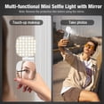 thumbnail image 3 of Magnetic Selfie Light for Phone, [Compatible with MagSafe] 360° Rotatable Clip on Phone Light with Mirror, CRI95, 2500K-9000K, 45 LED, 6 Modes, Portable Phone Ring Light for Streaming, Makeup, 3 of 7