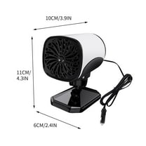 EUDIDV Portable Room Heater Car Heater Small Defrost And Defog Car High Power Heater Car Heater Electric Heater