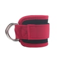 thumbnail image 1 of GOGO 1Pc Strength Training Ankle Strap for Cable Machines, Adjustable Leg Wrist D-Ring Gym Fitness Cuff, Red, 1 of 5