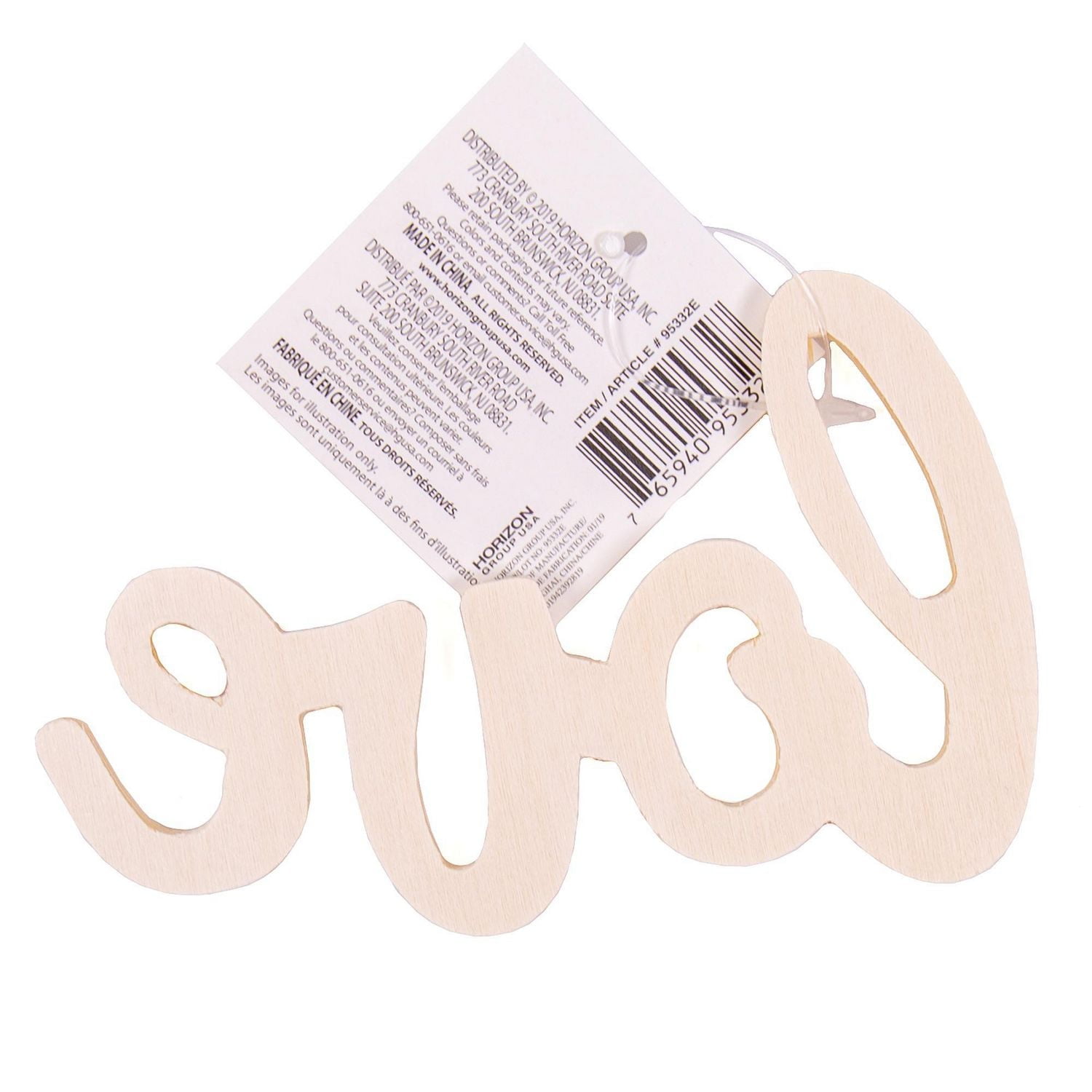 On the Surface™ “Love” Wooden Wall Art