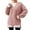 Pink, variant on Arlun Women's Winter V-Neck Long Sleeve Loose Cable Knit Sweaters Pullover Fashion Simple Comfortable Solid Color Relaxed Fit Drop Shoulder Tops Stylish Outwear White XL