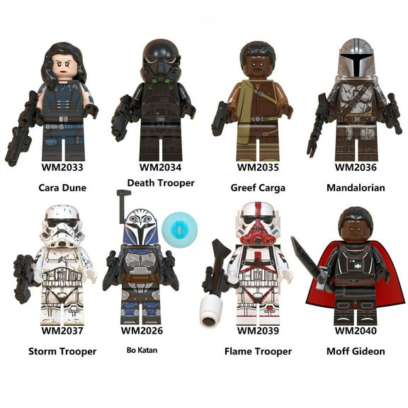 The Mandalorian First Season Building Block Figure X 8 Sets