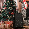 thumbnail image 4 of Christmas Bags Drawstring,Black Christmas Star Pattern Large Xmas Christmas Gift Bags,Reusable for Xmas and New Year Party Favors and Supplies,27.6" X 19.7", 4 of 5