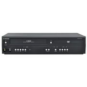 Restored Funai DV220FX5 Dual-Deck DVD/VCR Combo Player w/ Original Remote, Manual, A/V Cables, HDMI Converter