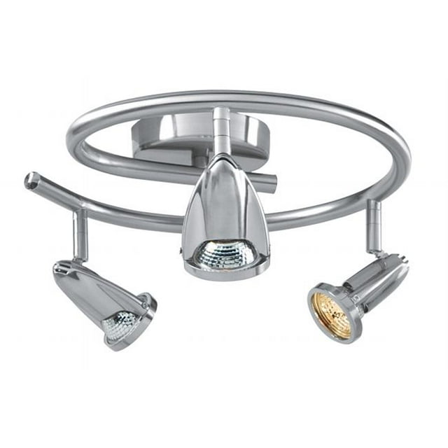Access Lighting 52133-BS Cobra 3 Light Wall or Ceiling Fixture - Brushed Steel