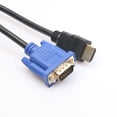 thumbnail image 2 of Cable Nacni HD 1080P HDMI macho a VGA de 15 pines, negro, 2 of 8