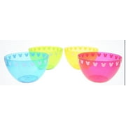 Disney Parks Mickey Mouse Color Fusion Bowls Set Of 4 New