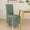 Green, variant on Nvzi-c Chair Covers for Dining Room Set of 2 Stretch Chair Slipcovers with Skirt Removable Washable Kitchen Chair Protector Cover Set for Home, Party, Wedding(White,2Pcs)