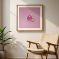 thumbnail image 6 of Pink  Gelatin Dessert - Digital Art Dessert Minimalist Pop Art Kitchen Decor Modern Art Whimsical Fruit Unframed Wall Art Print 24 x 24 inches, 6 of 9