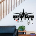 thumbnail image 3 of Handmadetneonsign Airplane Coat Rack Wall Hanger, Airplane Metal Wall Hooks, Airplane Keys Holder Home Decor 82814, 3 of 5