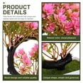 thumbnail image 3 of unbranded Planta Artificial De Flor Rosa Para De Escritorio Con Resistente, 3 of 6