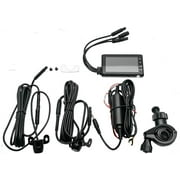 3" HD 1080P Motorcycle DVR Camera Dual Lens Dash Cam Video Recorder Waterproof