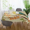 thumbnail image 6 of GZHJMY Bird Flowers Rectangle Tablecloth, Waterproof Stain Wrinkle Resistant Washable Polyester Table Cover for Picnic Dinner Holiday Kitchen Party Decor, 60 x 120 in Home Decor, 6 of 7