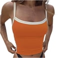 thumbnail image 2 of LSLJS Débardeurs à Col Rond pour Femmes Mode Femme Blouse Sans Manches à Col Rond T-Shirt Patchwork Débardeurs Amples, 2 of 6