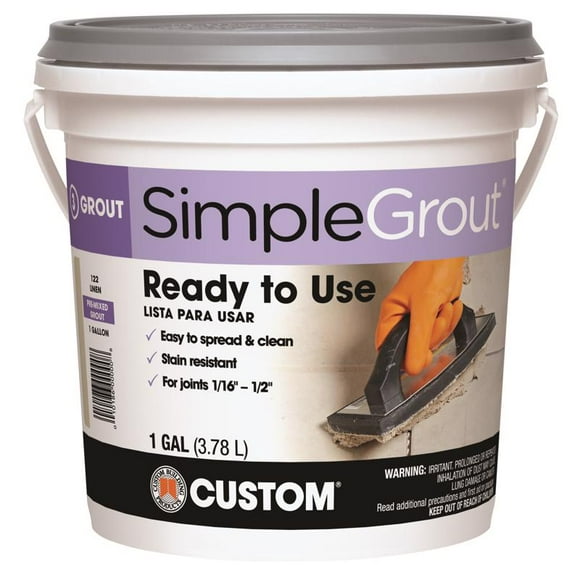 Grout Custom Building Products SimpleGrout White, 3,78 litros