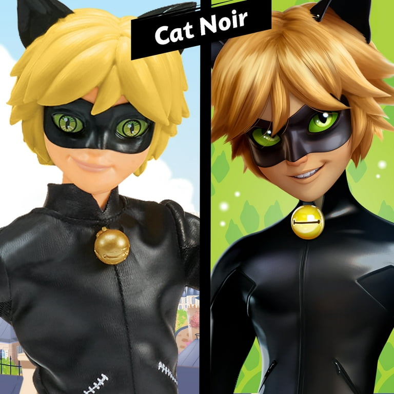 Miraculous: Tales Of Ladybug And Cat Noir Small Cat Noir Doll, 12cm  Miraculous Cat Noir Doll With Accessories, Adrien Superhero Cat Noir Toy