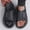 #0060-Black, variant on Xucatan Men's Rebound Unisex Recovery Slide Sandals Fashionable And Casual Versatile Soft-Soled Breathable Casual Beach Slippers Gift