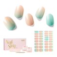 thumbnail image 1 of Nailog Tiras de Uñas de Gel Semi Curadas 34 piezas | Envolturas adhesivas para esmalte de uñas de larga duración con acabado de gel brillante | Nuevo amanecer, 1 of 5