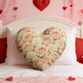 thumbnail image 4 of Hometravel Heart Shaped Floral Throw Pillows with Soft Fabric, Romantic Home Decor for Couch, Bed, Multiple Patterns and Colors, Valentine's Day Gift Idea, 35cm Size, 4 of 7