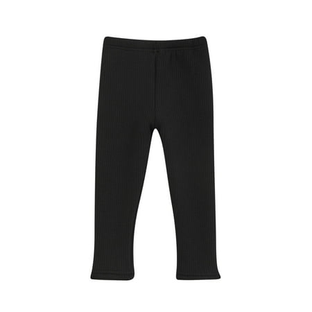 

SHTXOZHI Boys Girls Fleece Lined Pants Kids Elastic Waisted Warm Winter Pants for Kids Toddler