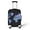 Black Map Continental, variant on HELLHERO Vintage Map Design Luggage Cover High Stretch Wear Resistant Polyester Ammonia Fabric Suitcase Sleeve for Travel Daily Travel