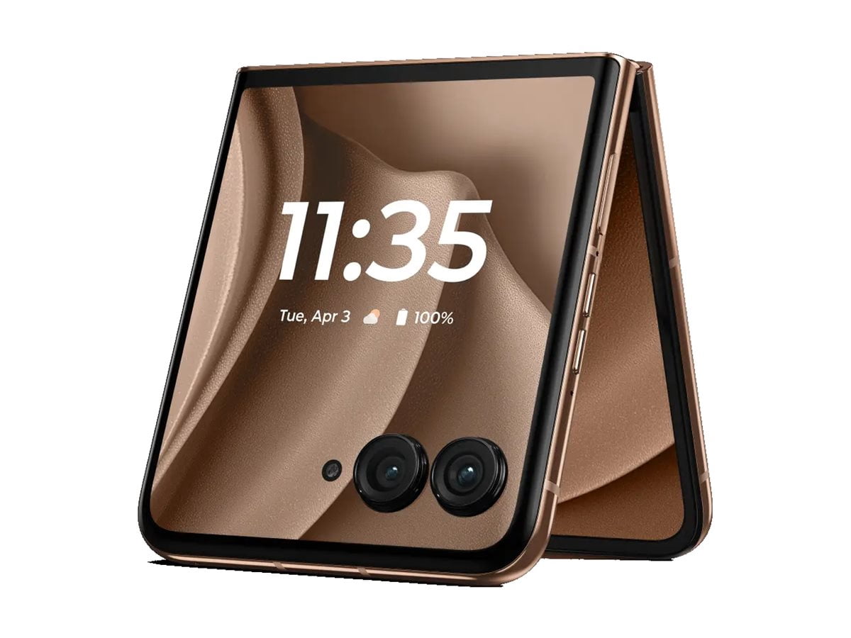 Motorola RAZR+ 2025 - 5G smartphone - dual-SIM - RAM 12 GB / Internal Memory 256 GB - pOLED display - 6.9" - 2640 x 1080 pixels (165 Hz) - 2x rear cameras 50 MP, 50 MP - front camera 32 MP - pantone mocha mousse