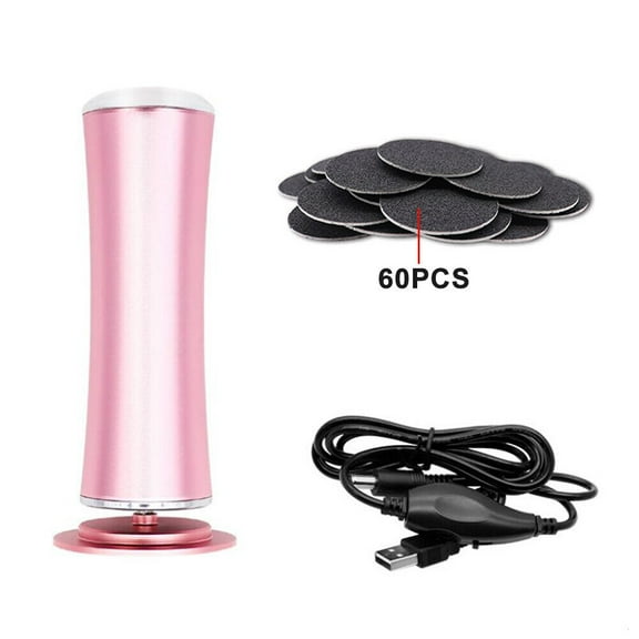 LILIANG Electric Callus Remover with 60pcs Replacement Sandpaper, Foot File Grinder Pedicure Tool for Men Women