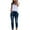Black-4, variant on Plus Size Womens Mid-Rise Pull-On Straight Extra Stretch Light Weight Denim Pant Casual Skinny Pencil Pants Jeans XS-5XL