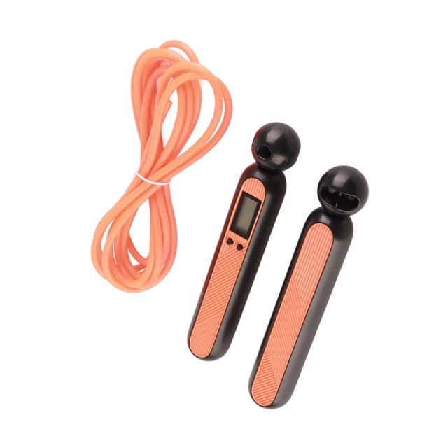 Cuerda para saltar con contador Digital, cuerda para saltar con contador para Fitness, esculpir el cuerpo, cuerda larga naranja YUNYI BRAND Deportes