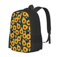 thumbnail image 2 of Daiia Sunflowers Backpack for Men and Women -Durable Backpack Large Capacity, Water-Resistant Bag with Adjustable Straps and Laptop Compartment, 2 of 9