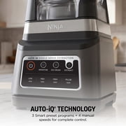Ninja Professional Plus DUO Bender, 1400 Peak Watts, 3 Auto-IQ Programs for Smoothies, Frozen Drinks & Nutrient Extractions, 72-oz.* Total Crushing Pitcher & (2) 24 oz. To-Go Cups, BN751 Dark Grey