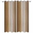 thumbnail image 4 of Outdoor Curtains for Patio Waterproof Brown Wood Grain Indoor/Outdoor Curtain Tiebacks Farm Wooden Privacy Curtain Sun Blocking Grommet Drapes for Pergolas Gazebo Porch Balcony 2 Panel 54x108 Inch, 4 of 9