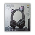 thumbnail image 2 of Audífonos diadema Gadgets and Fun  Gato luces de colores bluetooth Negro, 2 of 2