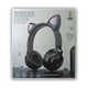 thumbnail image 2 of Audífonos diadema Gadgets and Fun  Gato luces de colores bluetooth Negro, 2 of 2