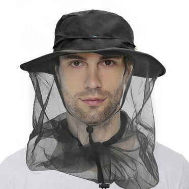 TSV Sun Fishing Hiking Cap, Outdoor Anti-Mosquito Net Hat Protect from Bee Mosquito Bug