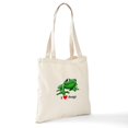 thumbnail image 6 of CafePress - I Love Frogs Tote Bag - Unisex Canvas Tote Bag, Beige, 1-Piece, 6 of 6