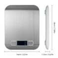 thumbnail image 2 of 10kg/1g Accurate Electric Kitchen Scale Mini Electronic Platform Scale, 2 of 5
