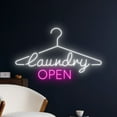 thumbnail image 2 of Handmadetneonsign Laundry Neon Sign, Dry Cleaning Neon Art Decor, Clothing Neon Wall Decor, 2 of 5