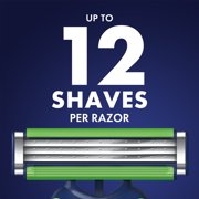 (4 pack) Gillette Sensor3 Sensitive, Men's Disposable Shaving Razors, 1 Count