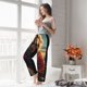 thumbnail image 5 of Balery Meditating Golden Retriever Pantalones de pijama para mujer, pijamas ultraligeros, pantalones de estar por casa-Small, 5 of 6