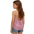 thumbnail image 4 of ZLBDYG Backless Tank Top for Girls Summer Beach Shirts Kids Loose Fit Casual Spaghetti Strap Camisole Tops Tween Cute Clothes, 4 of 5